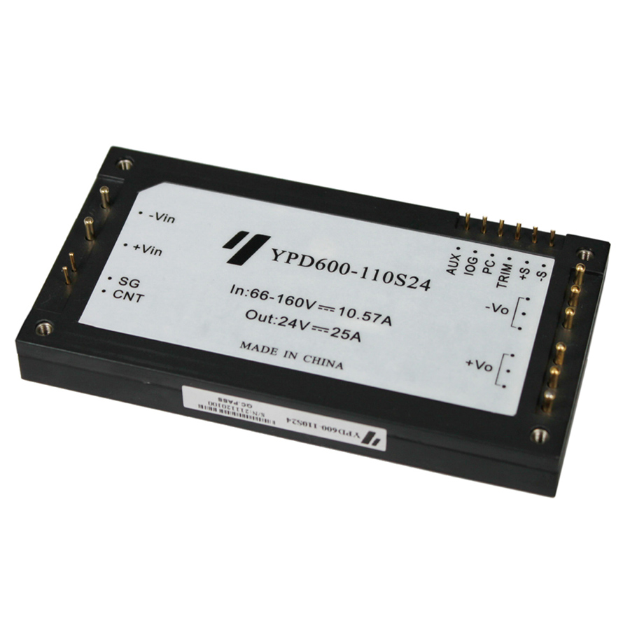 YPD600-110S24+ Current sharing design ,achieve up to 1200W DC/DC Converter