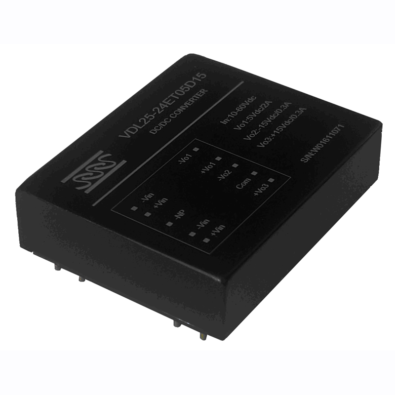 VDL25-24ET05D15 Industry DC-DC Converter with Ultra wide input 10-60V