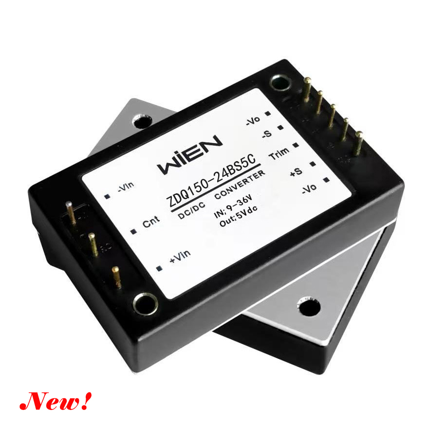 DC/DC Converters ZDQ100-150W Series Quarter brick Industrial & Telecommunications | Ahhesionpower.com