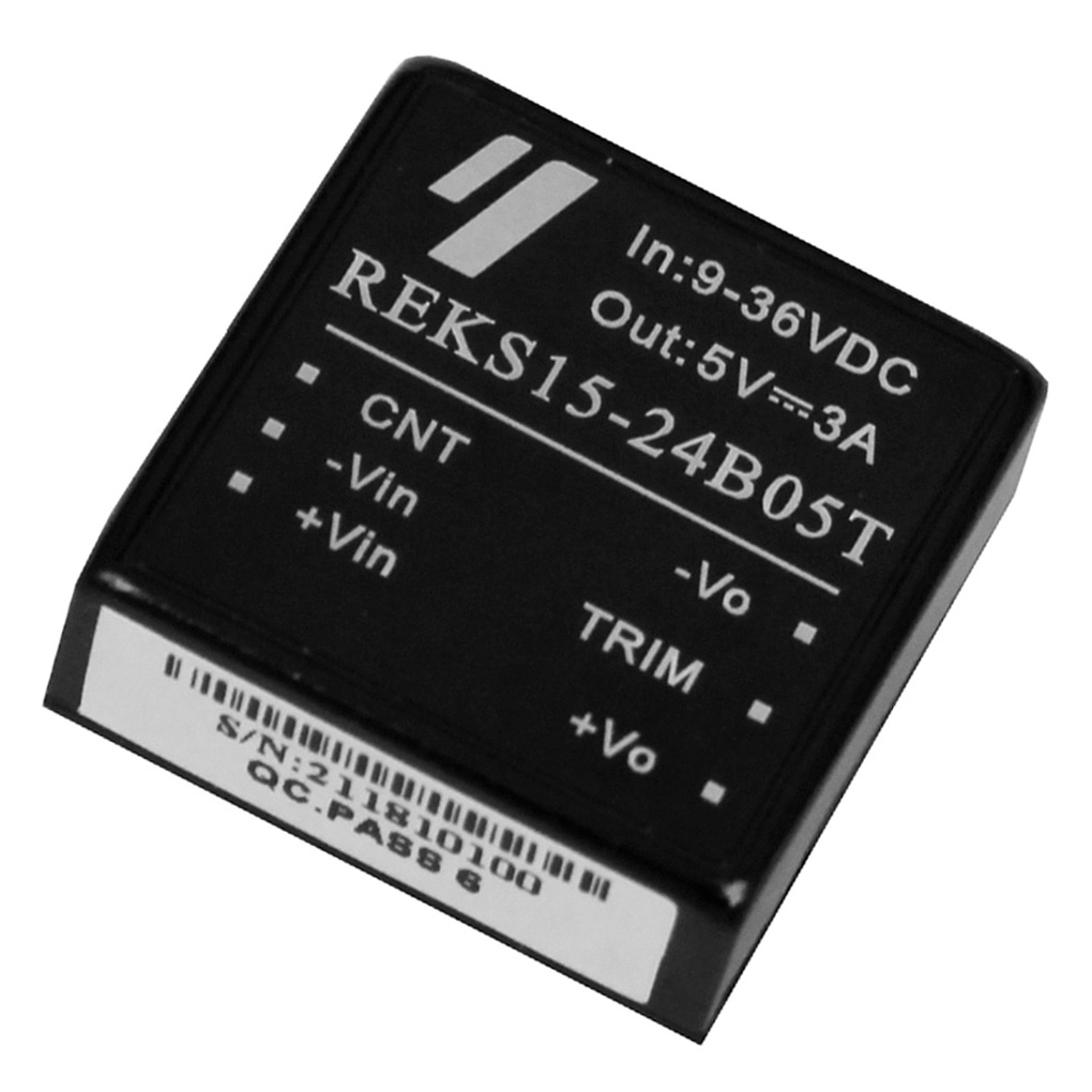 REKS15-24B05T Industrial & Railway DC-DC Converter  | Ahhesionpower.com